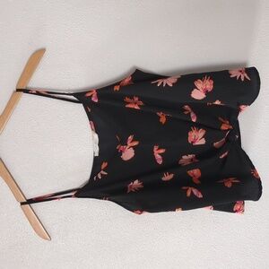 Lush Devon Knot Front Cami Crop Blouse